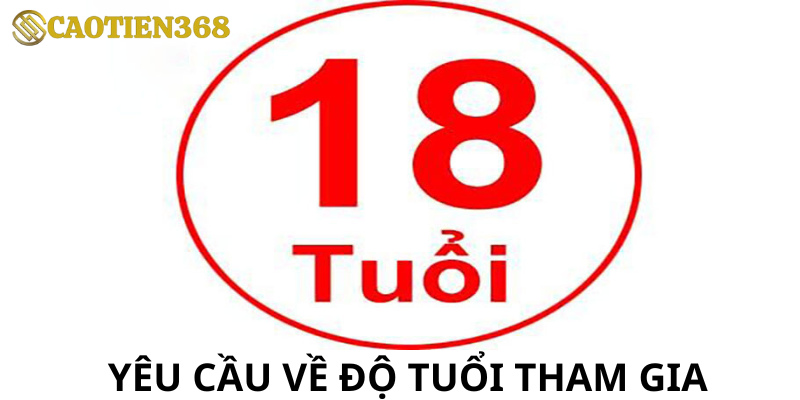 Quy định về độ tuổi tại điều khoản và điều kiện